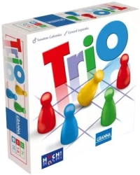 TRIO gra planszowa logiczna rodzinna dla dzieci dorosłych seniorów Granna