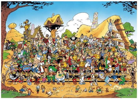 OUTLET Puzzle 1000 ASTERIKS I OBELIKS komiks Asterix Ravensburger
