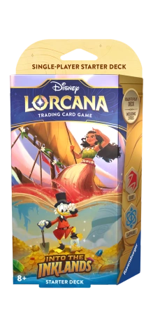 SKNERUS TALIA Disney Lorcana Into the Inklands karty Starter Deck +BOOSTER