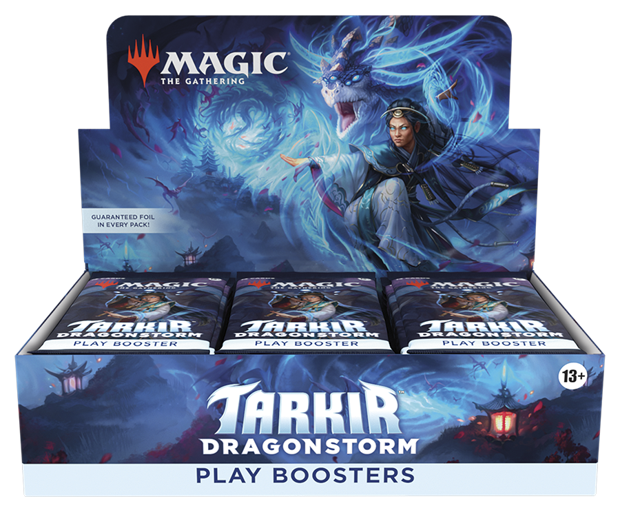 Play Booster Box Tarkir: Dragonstorm karty MtG 30 boosterów Magic Gathering 2025