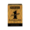 Waddingtons No 1 Gold 55 KART DO GRY POKER TYSIĄC OCZKO BRYDŻ KARTY PREMIUM