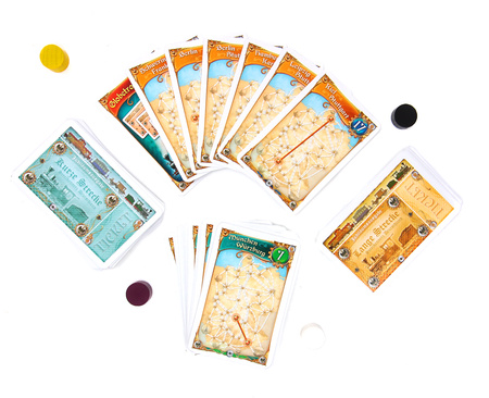 Wsiąść do Pociągu Niemcy gra planszowa POCIĄGI układanie tras wagony mapa