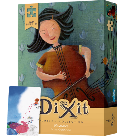 OUTLET DIXIT MINI ROZSZERZENIE DODATEK KARTA PROMO do gra planszowa +PUZZLE 500 Resonance