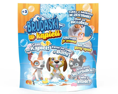 EPEE Brudaski w kapieli piesek dla dzieci saszetka PIES +BŁOTO +AKCESORIUM 