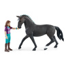 2x Schleich KOŃ 2x FIGURKA HANNAH LISA 2x UZDA SIODŁO KASK KONIE HORSE CLUB