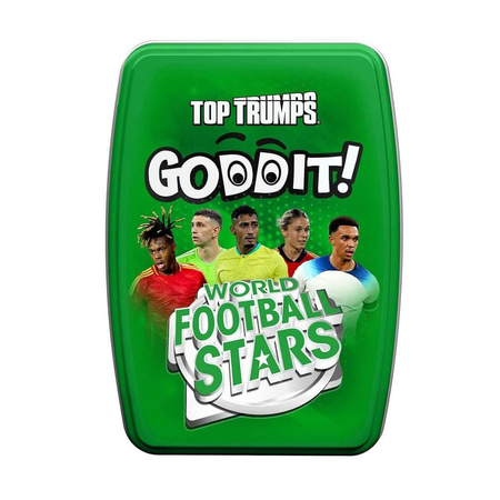 Goddit World Football Stars gra planszowa karciana KARTY 5 mini-gier 6+