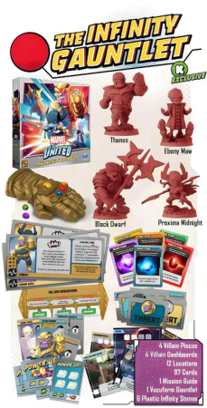 MARVEL UNITED gra The Infinity Gauntlet EXCLUSIVE KICKSTARTER DODATEK