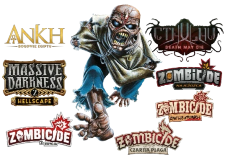 Iron Maiden Zestaw figurek dodatek do ZOMBICIDE Massive Darkness modele
