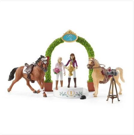 OUTLET Schleich 42440 zestaw 36w1 WYŚCIGI KONNE konie koń zawody figurki Horse Club