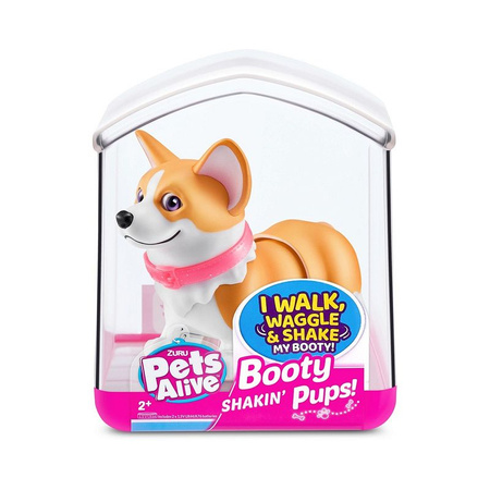 INTERAKTYWNY PIES CORGI CHODZI MERDA OGONEM TAŃCZY piesek zabawka dla dzieci