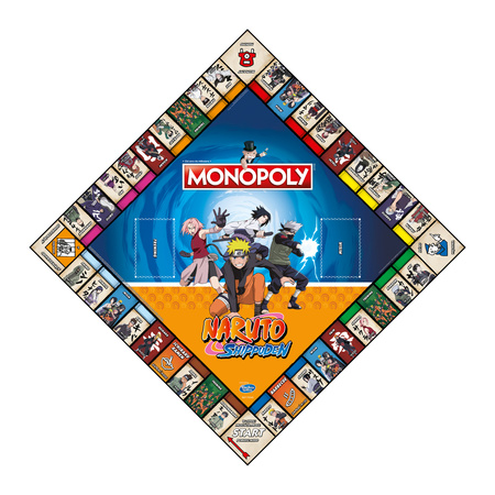 ZESTAW 5w1 MONOPOLY Naruto + 4 figurki ANIME dla fanów figurka PREMIUM