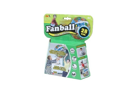 OUTLET EPEE FANBALL PIŁKA NOŻNA pokoloruj nadmuchaj rzucaj Fun Ball DUŻA 28cm zielona