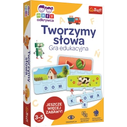 SŁOWA GRA DLA DZIECI PLANSZOWA EDUKACYJNA RODZINNA TWORZYMY NAUKA SŁÓW 3+