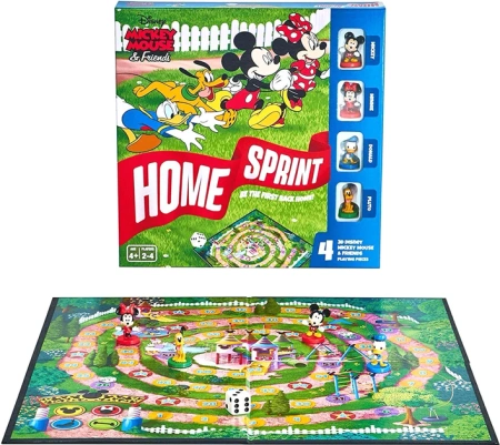 DISNEY GRA DLA DZIECI PREMIUM planszowa 4 PIĘKNE FIGURKI DISNEYA ORYGINALNE