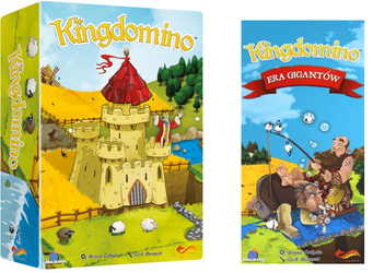 KINGDOMINO GRA ROKU PLANSZOWA PODSTAWA +ROZSZERZENIE DODATEK ERA GIGANTÓW