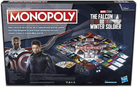 Monopoly Marvel Falcon Winter Soldier gra planszowa JĘZ ANG. KOLEKCJONERSKA