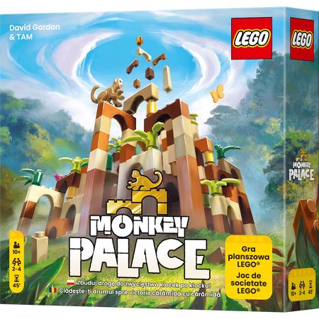 LEGO gra planszowa Monkey Palace rodzinna karty płytka konstrukcyjna klocki