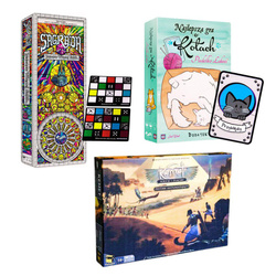 ROZSZERZENIA GIER SAGRADA Jeszcze więcej szkła NAJLEPSZA GRA O KOTACH KEMET