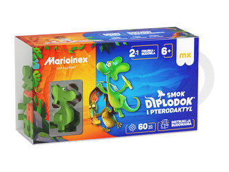 MARIOINEX ZESTAW KLOCKÓW WAFFLE PTERODAKTYL klocki wafle konstrukcyjne