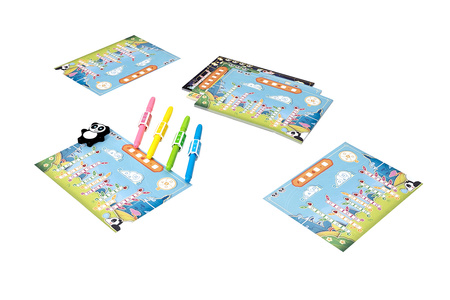 Takenokolor gra planszowa kolorowanie ogrodu RODZINNA flamastry panda 8+