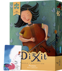 DIXIT MINI ROZSZERZENIE DODATEK KARTA PROMO do gra planszowa +PUZZLE 500 Resonance