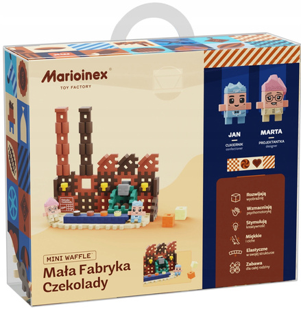 MARIOINEX FABRYKA CZEKOLADY WEDEL WAFFLE WEDLA klocki wafle konstrukcyjne
