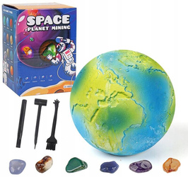 OUTLET Skamielina Ziemia zabawka ARCHEOLOG skały minerały zestaw KREATYWNY 6+