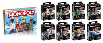 zestaw Monopoly Naruto +8 figurek playmobil naruto