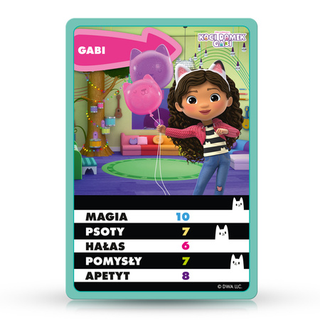 SUPER zestaw 4w1 gier KOCI DOMEK GABI MONOPOLY gra planszowa JUNIOR TOP