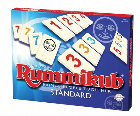 OUTLET RUMMIKUB Gra planszowa STANDARD w języku polskim 