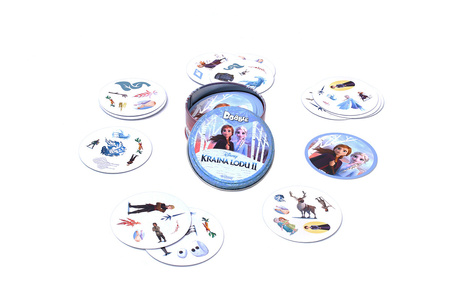 ZESTAW MARZEŃ DISNEYA: DOBBLE DISNEY FROZEN +KRÓL LEW PUMBA +WIELKA GRA 3D