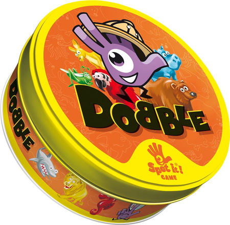 DOBBLE ZWIERZAKI GRA PLANSZOWA karty duża puszka doble karciana ORYGINALNA