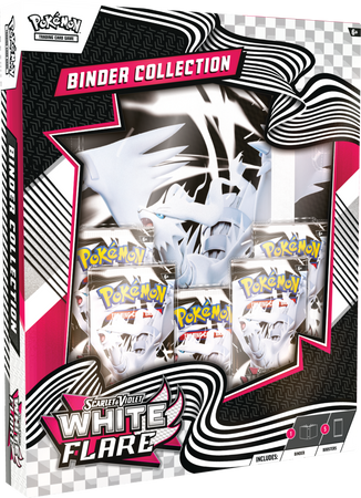Pokemon TCG Binder Collection White Flare album 5x booster ORYGINALNE KARTY