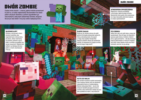 MINECRAFT OFICJALNY PODRĘCZNIK ZBUDUJ ZOMBIELAND książka poradnik dla graczy