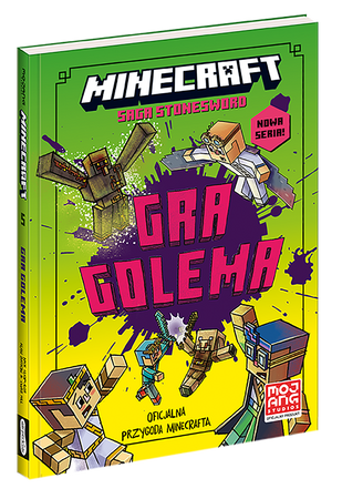 MINECRAFT SAGA STONESWORD T 5 GRA GOLEMA książka POWIEŚĆ OFICJALNA PRZYGODA