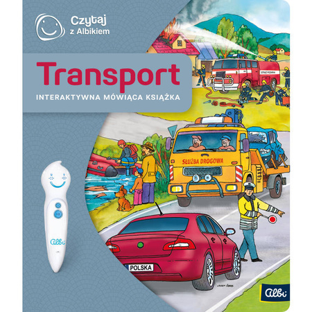 OUTLET Czytaj z Albikiem Książka TRANSPORT interaktywna