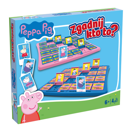 Zgadnij kto to? Świnka Peppa gra planszowa dla dzieci ORYGINALNA POLSKA