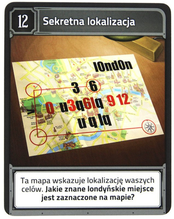 OUTLET ESCAPE ROOM ATAK NA LONDYN gra planszowa przygodowa KOOPERACYJNA NOWA EDYCJA