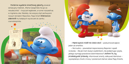 SMERFY Nauka Czytania NOWE PRZYGODY pierwsza czytanka książka dla dzieci
