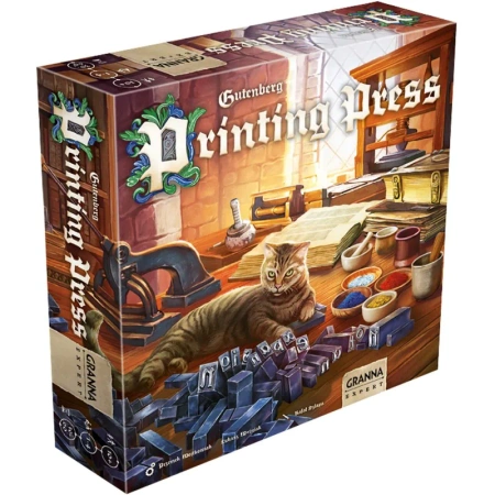 OUTLET PRINTING PRESS gra planszowa Granna STRATEGICZNA drukarnia ŚREDNIOWIECZE
