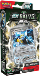 Battle Deck Melmetal ex karty Pokemon talia do gry +plansza moneta pudełko ORYGINALNE KARTY