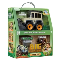 AUTO LITTLE TIKES Big Adventures Safari SUV +lornetka kompas latarka dzieci