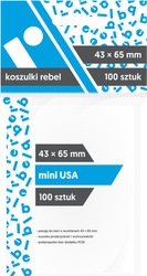 Koszulki na karty Rebel (43x65) Mini USA 100 sztuk