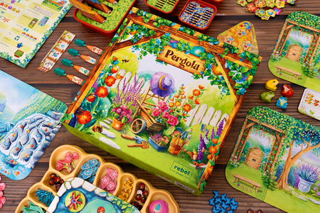 2w1 PERGOLA PRZEPIĘKNA gra planszowa ogrody ogród PIĘKNA WIELKA EDYCJA POLSKA