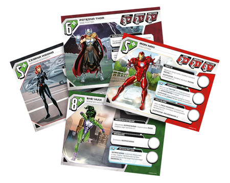 OUTLET Marvel DAGGER gra planszowa kooperacyjna superbohaterowie ratuj Ziemię