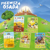 PIERWSZA OSADA gra karciana planszowa Nasza Księgarnia 8+