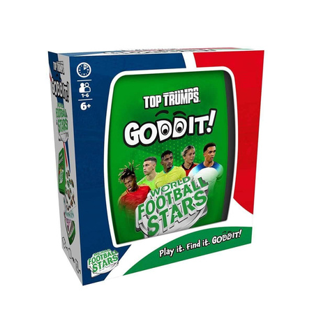 Goddit World Football Stars gra planszowa karciana KARTY 5 mini-gier 6+