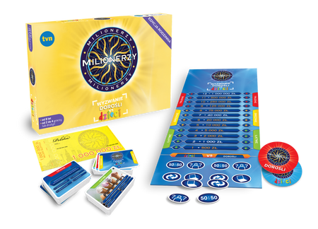 OUTLET MILIONERZY DZIECI VS DOROŚLI rodzice quiz gra planszowa teleturniej TVN