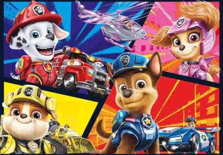 OUTLET GIANT PUZZLE PODŁOGOWE DLA DZIECI PSI PATROL 24 mata na podłogę puzle 700mm