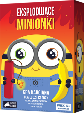 EKSPLODUJĄCE MINIONKI imprezowa gra planszowa kotki jednorożce karciana